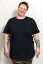 Männer Fit-T-Shirt schwarz 2XL