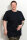 Männer Fit-T-Shirt schwarz 2XL