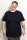 Männer Fit-T-Shirt schwarz 3XL