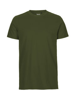Männer Fit T-Shirt oliv/military