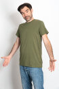 Männer Fit T-Shirt oliv/military L