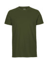 Männer Fit T-Shirt oliv/military L