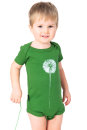 Babybody Pusteblume grün XL (12-16 Monate)