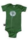 Babybody Pusteblume grün XL (12-16 Monate)