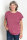 Women Rolled Up Sleeve Berry L