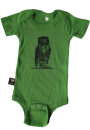 Babybody Eule grün