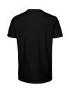Männer-Fit-T-Shirt mit V-Ausschnitt schwarz M
