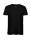 Männer-Fit-T-Shirt mit V-Ausschnitt schwarz L