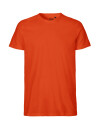 Männer Fit T-Shirt Orange
