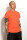 Männer Fit T-Shirt Orange