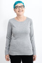 Basic-Longsleeve aus Fairtrade-Bio-Baumwolle graumeliert