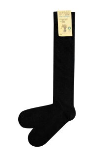 Kniestrumpf Uni schwarz 41-42