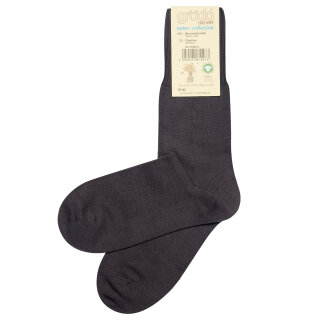 Socke ohne Gummi dunkelgrau 43-44