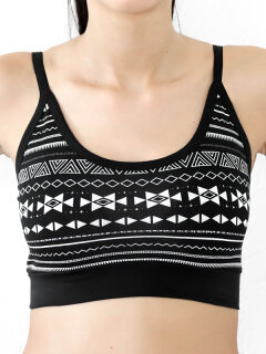 Bustier mit geometrischem Muster M