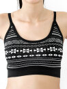 Bustier mit geometrischem Muster M