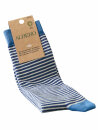 Socken, Dunkelblau/Natur/Denim 43/46