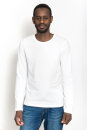 Männer Basic-Longsleeve weiß XL