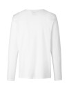 Männer Basic-Longsleeve weiß XL