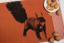 Handgewebtes Geschirrtuch Eichhörnchen foxy