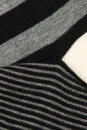 Damensöckchen schwarz-coke-ecru
