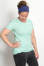 Klassisches Fairtrade-Bio-Frauenshirt dusty mint M