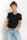 Fairtrade-Bio-Frauenshirt mit V-Ausschnitt schwarz