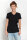Frauen V-Neck T-Shirt black XL
