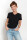 Frauen V-Neck T-Shirt black XL