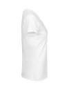 Frauen V-Neck T-Shirt white XS