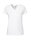 Frauen V-Neck T-Shirt white XS
