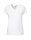 Frauen V-Neck T-Shirt white M