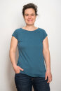 TT-Shirt Hirschkind Frau blanko denim