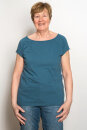 TT-Shirt Hirschkind Frau blanko denim
