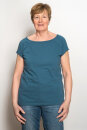TT-Shirt Hirschkind Frau blanko denim
