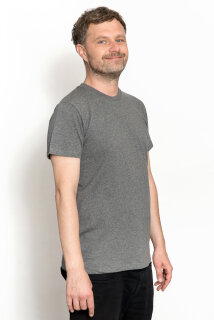 Männer Fit T-Shirt dark heather M