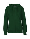 Frauen Zip-Hoodie bottle green S
