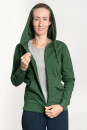 Frauen-Zip-Hoody aus fair Fairtrade- und GOTS-zertifizierte Baumwolle bottle green S