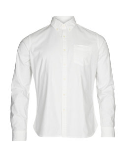 Herrenhemd ELDER Oxford Shirt mit Elastan - wei&szlig;