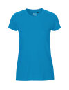 Klassisches Fairtrade-Bio-Frauenshirt Sapphire