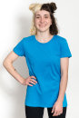 Klassisches Fairtrade-Bio-Frauenshirt Sapphire XS