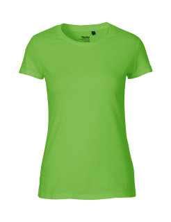 Klassisches Fairtrade-Bio-Frauenshirt Lime