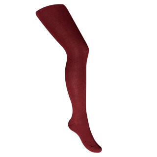 Strumpfhose glatt burgund