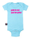 Babybody pink is not just for girls! hellblau