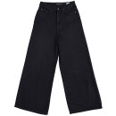 Jeans Barleria Wide Cropped Black Overdyed