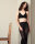 Blickdichte Feinstrumpfhose Franziska schwarz