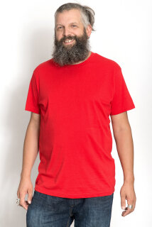 Männer Fit T-Shirt rot