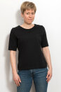 Frauen T-Shirt halblange Ärmel schwarz