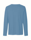 Männer Basic-Longsleeve blaugrau M