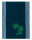 Bio&Fair-Trade Geschirrtuch handgewebt Kastanie, petrol
