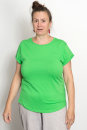 EP Women Rolled Up Sleeve Light green L